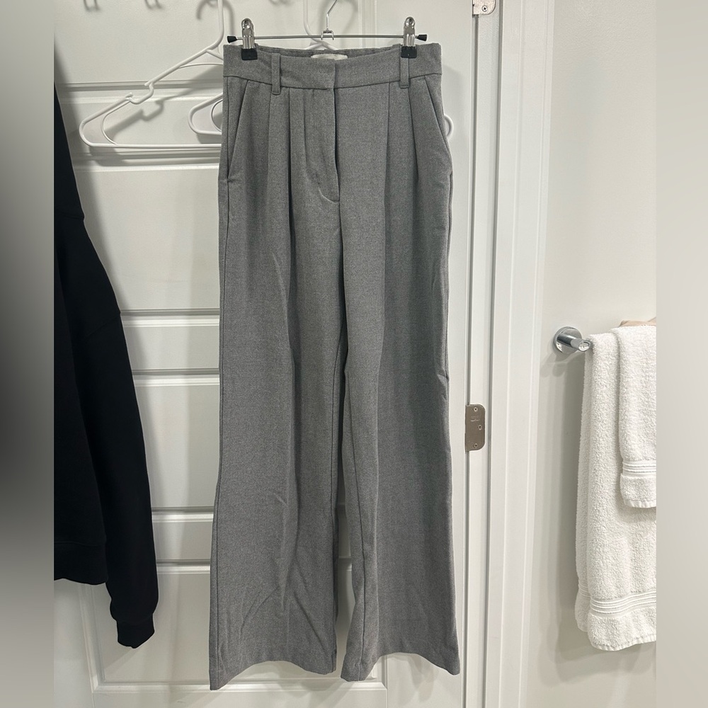 Abercrombie Gray Wide Leg Pants